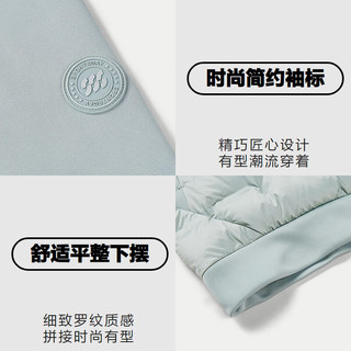海澜之家羽绒服25新运动SPORTSDAY外套男冬HWRAW4J069A 蓝灰2G 2XL 185/100A 165~176斤