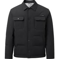 海澜之家（HLA）羽绒服男25山不在高翻领保暖鸭绒外套男冬季 黑色91 L 175/92A 137~150斤