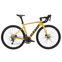 坎普（CAMP）SR5运动版公路车功率计牙盘赛车碳纤维前叉GPS码表竞速弯把自行车 坎普黄 20速 510码 700C