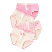 棉奇熊女童内裤2025A类棉质三角裤女孩儿童短裤中大童女宝宝4条装 A085-10A抗菌 新疆长绒棉- 4条 120 -L码【体重35-45斤】 A085-10A抗菌 透气亲肤- 4条