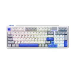 雷柏 V700 DIY-98 97键 三模机械键盘 幻影机甲 快银轴 RGB