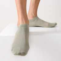 有棵树 YOUKESHU有棵树 YOUKESHU袜子男款夏季浅口船袜隐形不掉跟防臭低帮短袜透气男袜春秋 藤灰+云白+暮黑+豆绿+碳灰 均码
