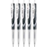 斑马牌 JJZ33 按动中性笔 黑杆黑芯 0.5mm 5支装