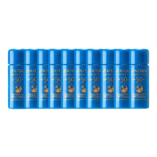国家补贴：资生堂 防晒霜隔离霜防护乳蓝胖子防晒 水动力防护乳7ml*10