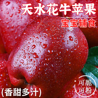 粤迎甘肃天水花牛苹果红蛇粉面苹果平果水果脆粉好吃苹果香中秋 5斤优选果【可脆可粉】净4.5斤