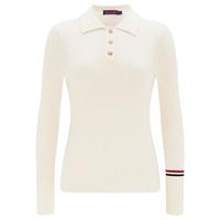 Navigare意大利小帆船毛衣女士保暖纯羊毛衫百搭打底衫[不同批次] 科技白 L 50