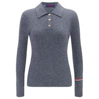 Navigare意大利小帆船毛衣女士保暖纯羊毛衫百搭打底衫[不同批次] 暗岩灰 S 46