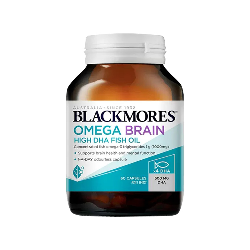 Blackmores澳佳宝鱼油4倍dha高浓度补脑记忆力omega3部分临期