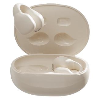 兰士顿 ClipBuds 骨传导概念 米黄色 蓝牙耳机