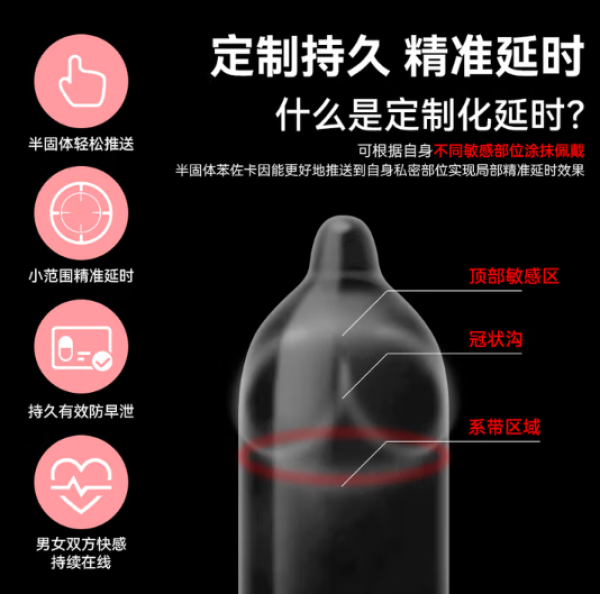 值友专享:赤尾 持久延时安全套 7只(含半固态苯佐卡因)