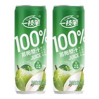 一枝笔100%莱阳梨汁310ml*8罐（家庭装）原果压榨0添加果蔬汁饮料饮品