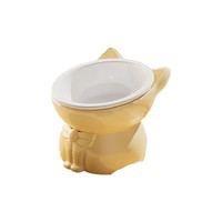 猫碗陶瓷猫食盆宠物碗喝水碗粮碗一体猫咪饭碗狗狗碗不易打翻护颈