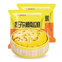 在旗 提子杂粮南瓜糕500g*2包 共20块 早餐糕点 加热速食蒸糕发糕 蓬松绵软