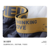 俞兆林男士内裤男夏季冰丝抗菌裆平角裤男生大码运动四角裤青年平角 5A抗菌冰丝-4条 2XL 120-140斤