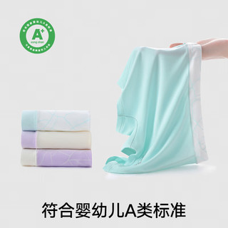 松山棉店儿童内裤女童2条A类抗菌可爱卡通平角短裤礼盒装 【三角】熊猫松团-薄荷绿 2条 160