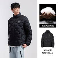 CAMEL骆驼女装羽绒服2025秋冬新款男女款轻薄款高蓬保暖防风抗静电外套