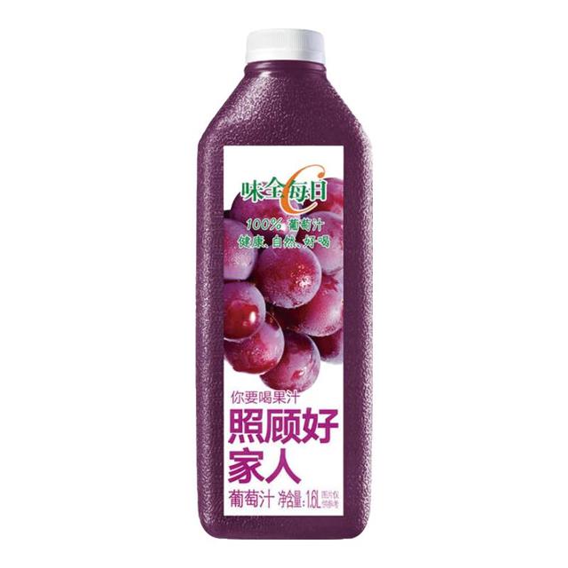今日必买：味全 1.6L家庭分享装 葡萄汁1.6L