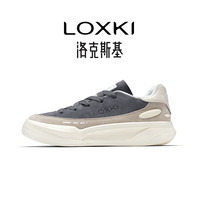 LOXKI洛克斯基帆布板鞋子男鞋夏季新款经典百搭透气增高休闲鞋男女同款