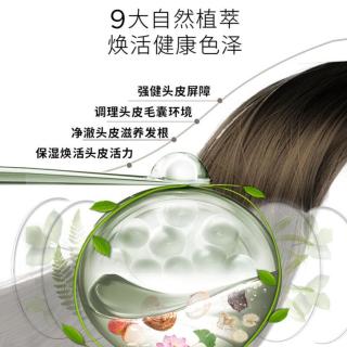 施华蔻 怡然染发剂1盒/2盒+丰盈洗发水植物天然遮盖白发自己染染发膏