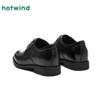 热风 hotwind男鞋秋季新款皮鞋商务正装鞋时尚休闲皮鞋结婚新郎鞋男 (H43M25526)内增高