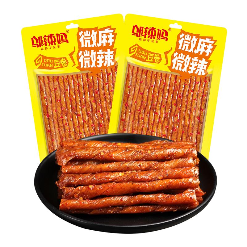 邬辣妈豆卷微麻微辣辣条豆制品休闲零食儿童回忆小吃追剧解馋