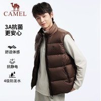 CAMEL骆驼男装羽绒马甲男款内胆加厚背心冬季立领外套中年爸爸外穿 2 M