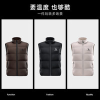 CAMEL骆驼男装羽绒马甲男款内胆加厚背心冬季立领外套中年爸爸外穿 3 M