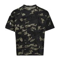 安德玛（UNDERARMOUR）春夏Project Rock强森男子高克重运动休闲短袖T恤1389976 石英灰251 2XL