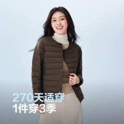 波司登 轻暖便携圆领短款女士羽绒服