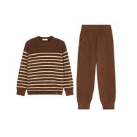 【3折反季特惠】内外千层绒男女秋冬可外穿家居服套装半边绒