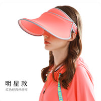 后益 HOII 伸缩遮阳防晒帽 黄色印花款