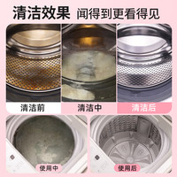 老管家 洗衣机清洁剂125g*6袋 滚筒波轮洗衣机清洗剂杀菌除垢祛味花香
