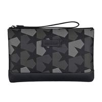 暇步士 男士手包轻便帆布包青年时尚休闲手拿包大容量手抓包薄信封包夹包