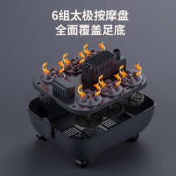 奥克斯 抑菌泡脚桶全自动电动按摩足浴盆加热家用恒温洗脚盆足浴器