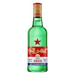 红星 二锅头 52度清香型白酒 500ml