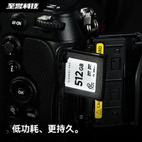 至誉科技Element Pro系列CFexpress 4.0 Type B存储卡 读速3500打鸟航展相机内存卡 2TB+USB 4.0读卡器 标配