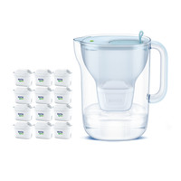88VIP：碧然德 环保系列滤水壶家用过滤水壶净水器1壶13芯