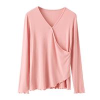米度丽哺乳衣外出辣妈上衣春秋产后秋衣睡衣套装月子服打底衫