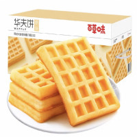 百草味 华夫饼西式糕点1000g*1箱