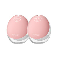 Momcozy 鲸灵M9吸奶器 免手扶穿戴 珊瑚红