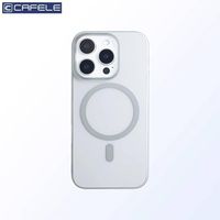 卡斐乐适用苹果17Promax手机壳抗黄材质磁吸冰雾16Pmax超薄15大孔