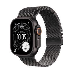 Apple Watch Ultra 3 智能手表 GPS 蜂窝版 49mm 黑色钛金属表壳 米