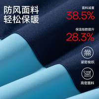 真维斯童装男童冲锋衣秋冬款2025年儿童时髦户外保暖棉服冬季加厚外套 【撞色冲锋棉服】军绿/J纯色 160