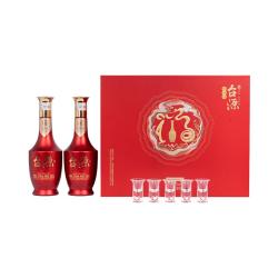 茅台 台源 酱香型白酒 53度 518ml*2 白酒礼盒 送礼