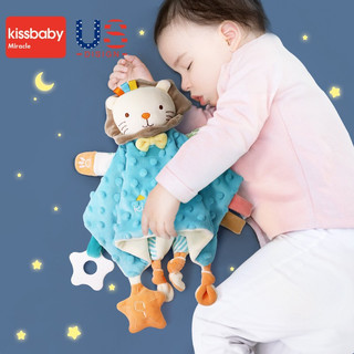 Kissbaby Miracle安抚玩偶宝宝安抚巾婴儿可入口睡眠豆豆手偶睡觉手指偶玩具可啃咬 小兔贝拉【手偶】