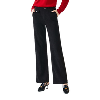 网易严选女士休闲裤藏肉显瘦小A神裤超柔超弹不扎人 黑色 28