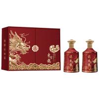 移动端、京东百亿补贴：五粮液 飞龙在天 52度 浓香型白酒 500ml*2瓶 礼盒装