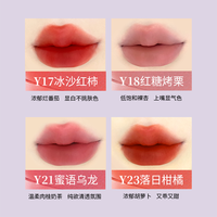 SHOOYIO/树页旋转笔唇霜 雾面锁色持久 便携补妆 双支 Y17【冰沙红柿】+Y21【密语乌龙】