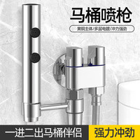 贝乐卫浴 马桶喷枪套装 电镀 10091