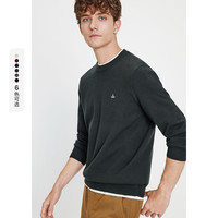 Navigare意大利小帆船25秋冬男士圆领针织衫单层内搭毛衣1144005302 生机绿 高弹 4XL